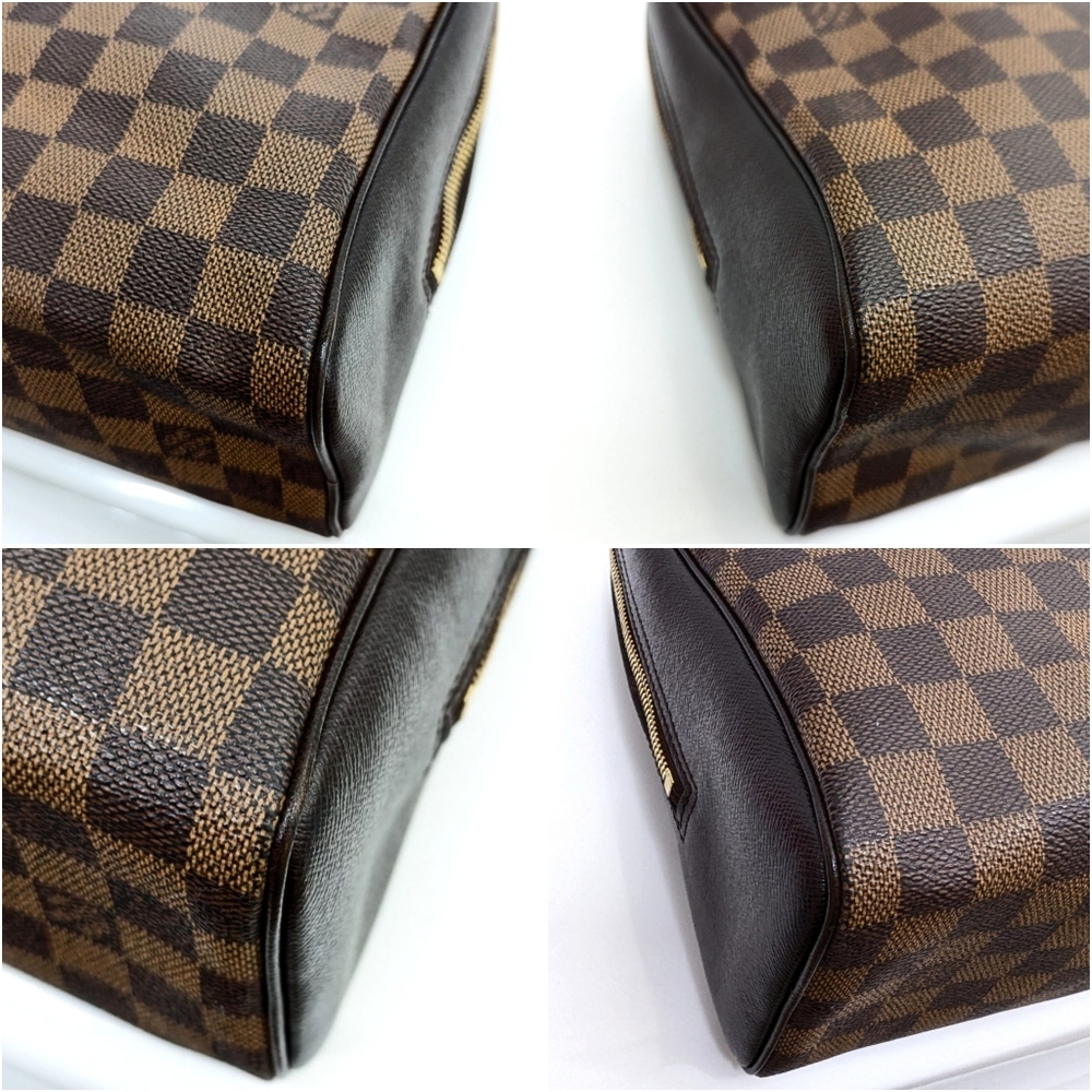 ✨️💎AUTHENTIC LOUIS VUITTON BRERA DAMIER EBENE HANDBAG - Picture 6 of 16